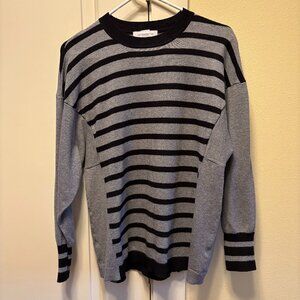Women's Liz Claiborne Sweater - Black/Gray - Size XL